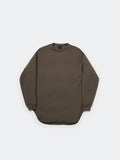 W's TECH THERMAL CREW L/S - BROWNKHAKI