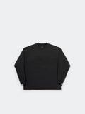W's TECH DRAWSTRING L/S TEE - BLACK