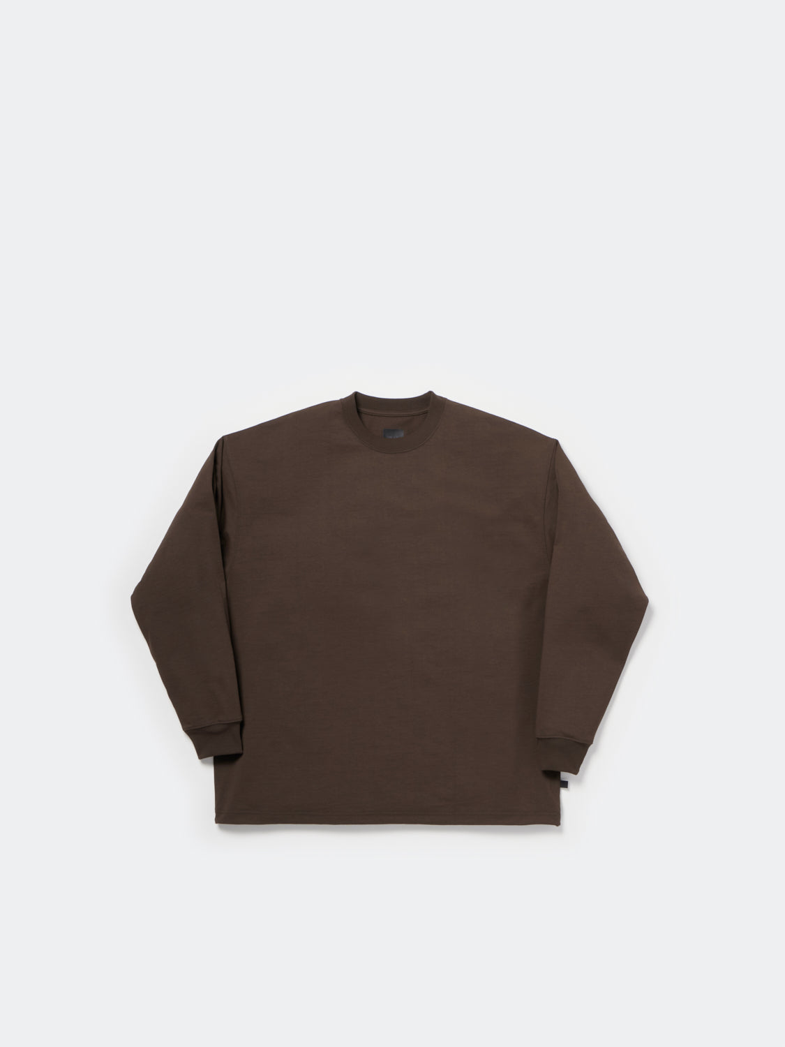 TECH DRAWSTRING L/S TEE - D.BROWN
