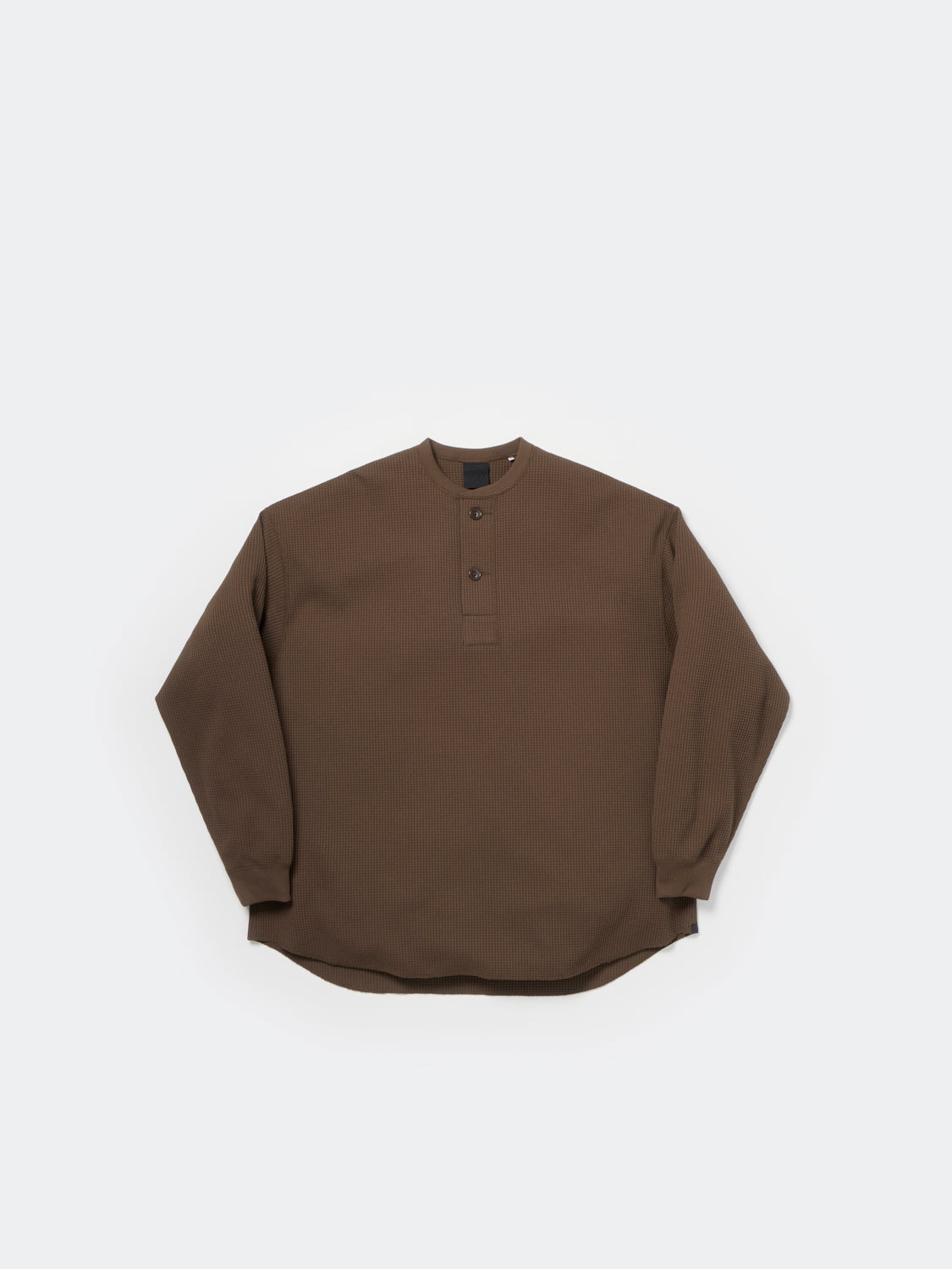 W's TECH THERMAL HENLEY L/S - BROWN GRAY