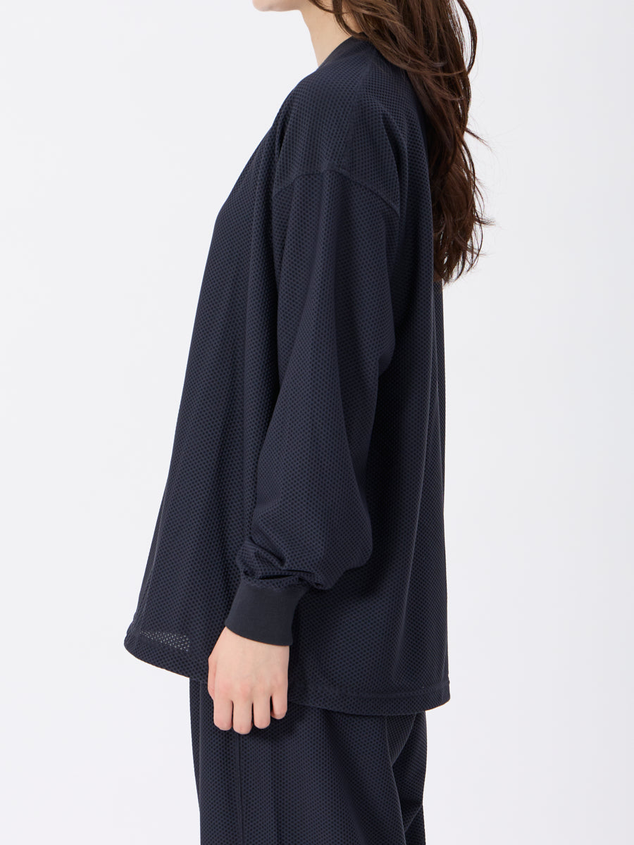 W's TECH MESH CREW L/S