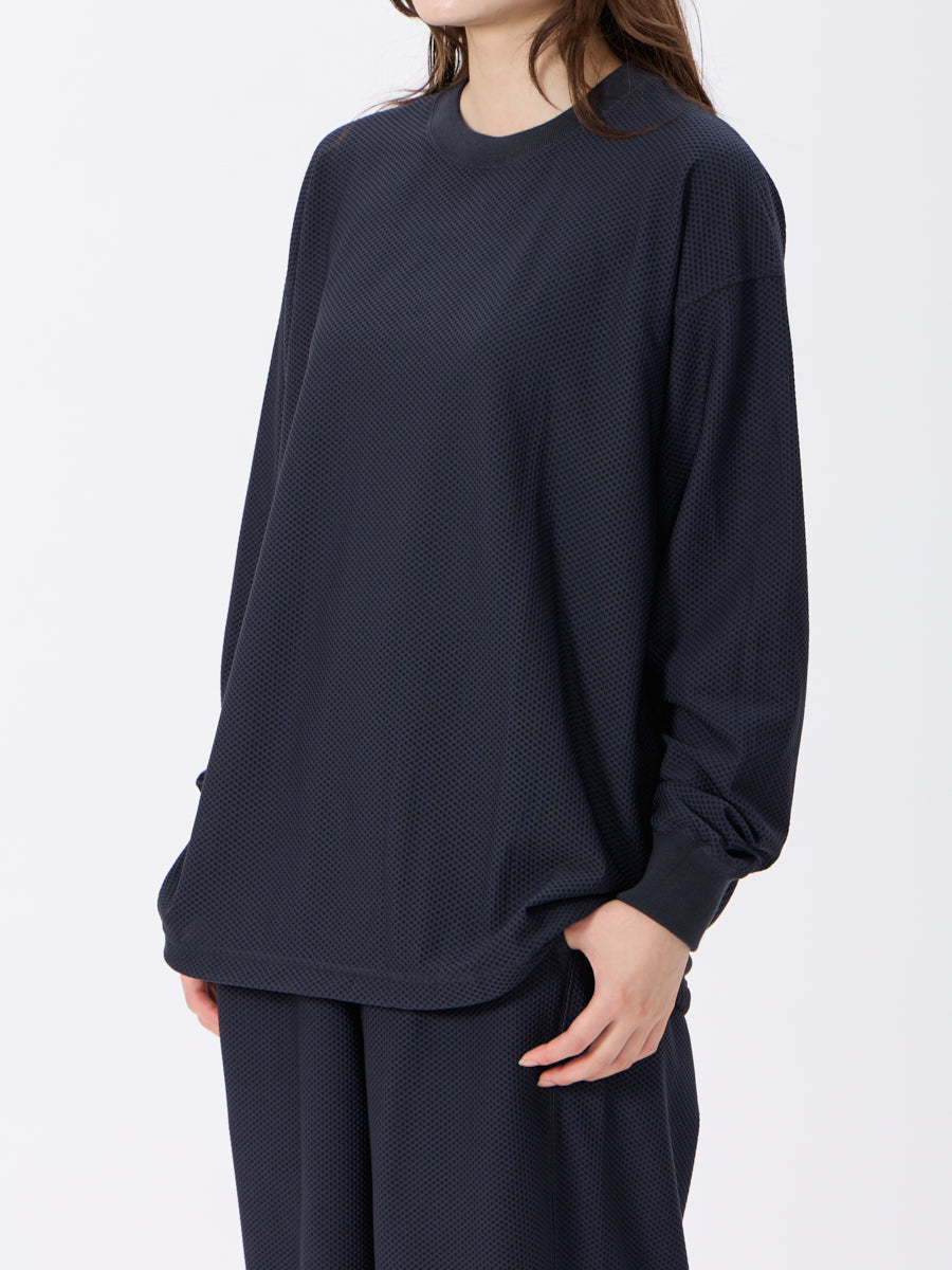 W's TECH MESH CREW L/S