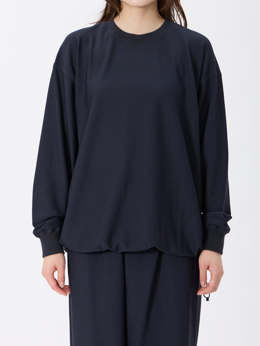 W's TECH MESH CREW L/S