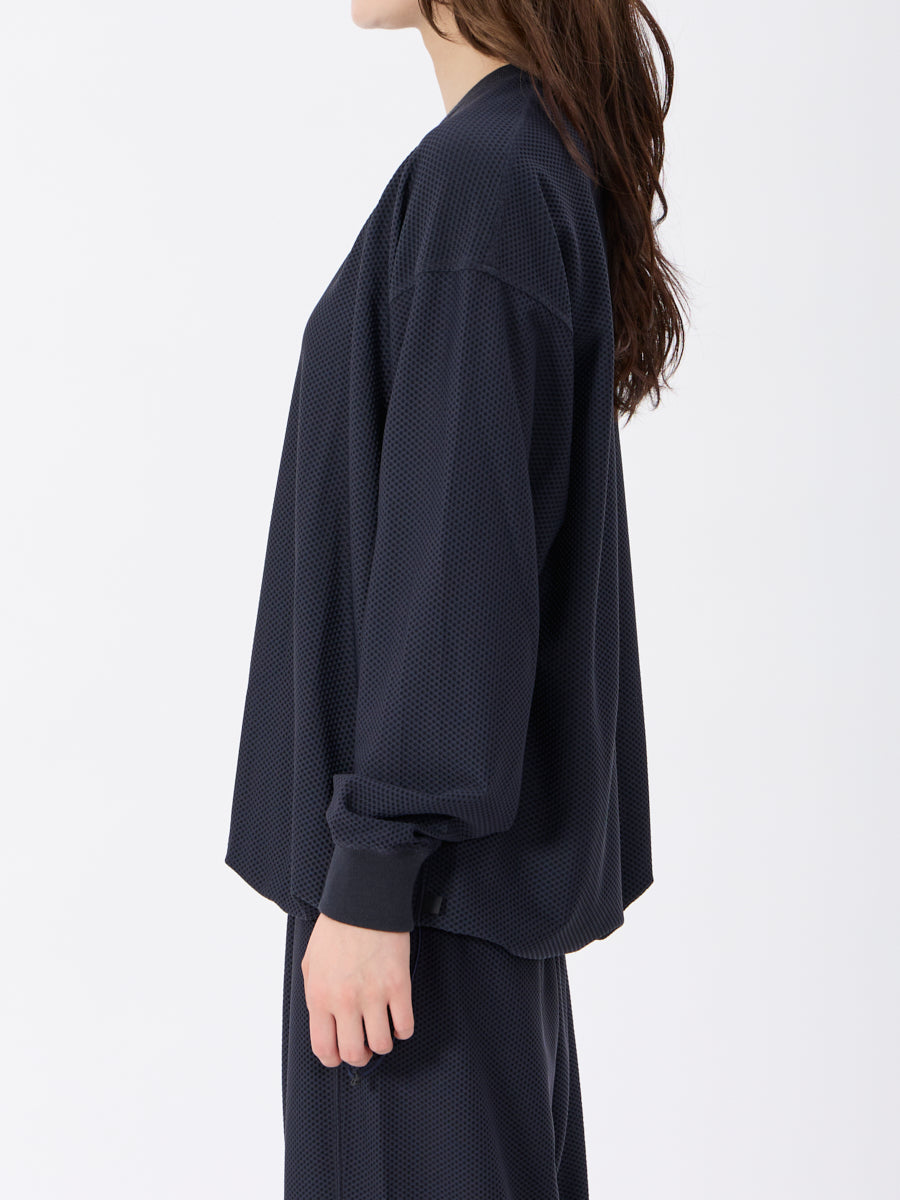 W's TECH MESH CREW L/S