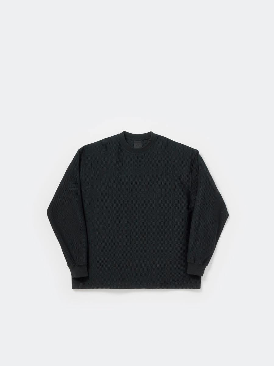 W's TECH MESH CREW L/S - BLACK