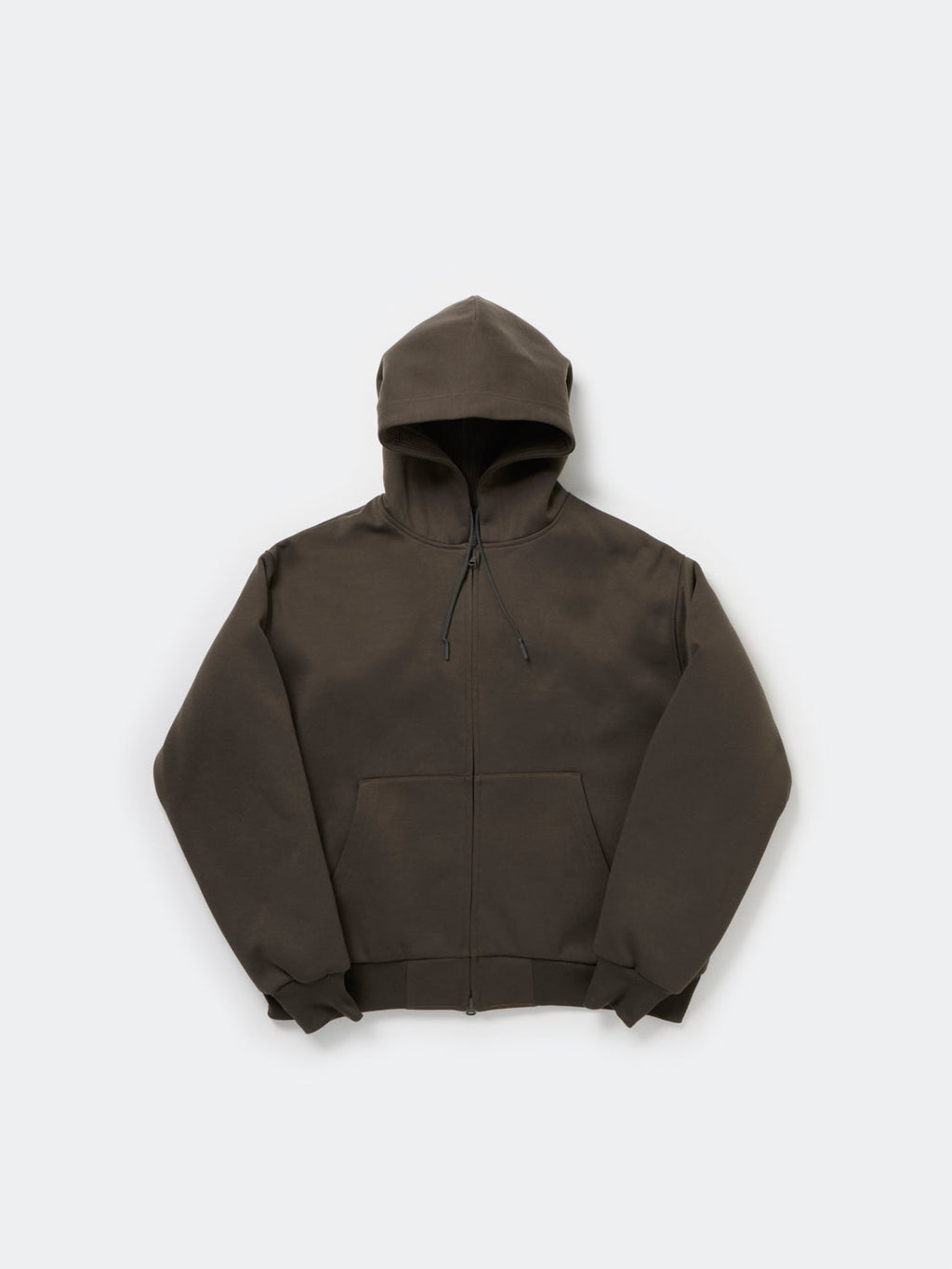 TECH SWEAT DOUBLE FACE PARKA - BROWNKHAKI