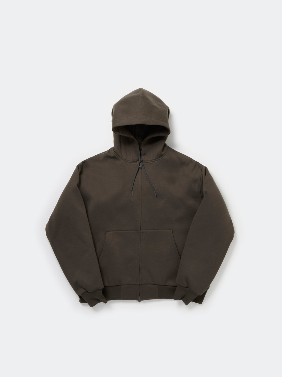 TECH SWEAT DOUBLE FACE PARKA - BROWNKHAKI