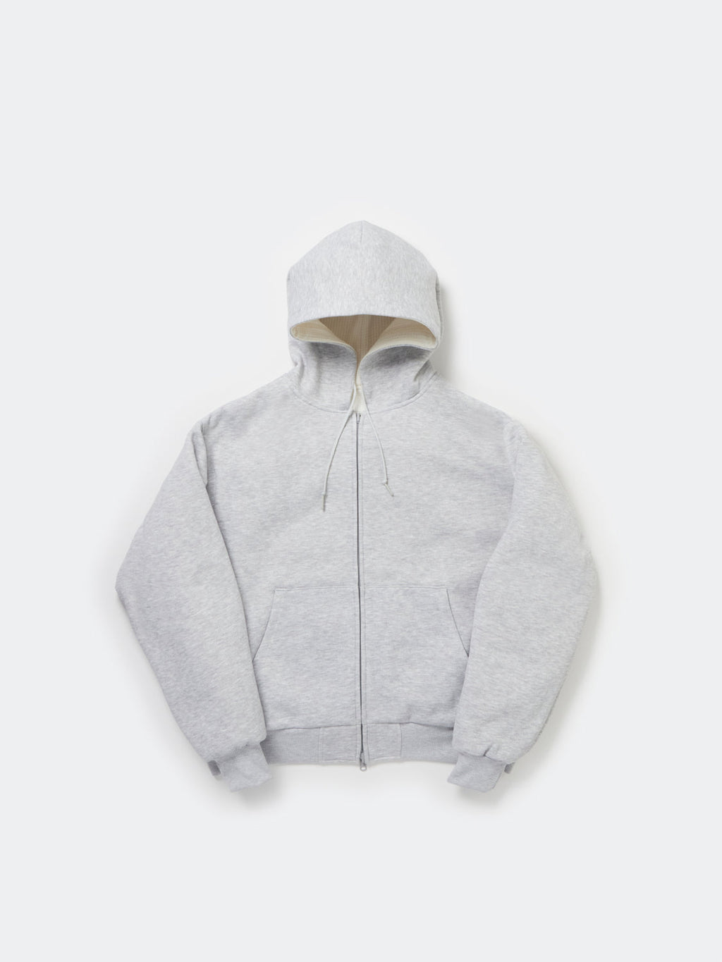 TECH SWEAT DOUBLE FACE PARKA - HEATHER GRAY