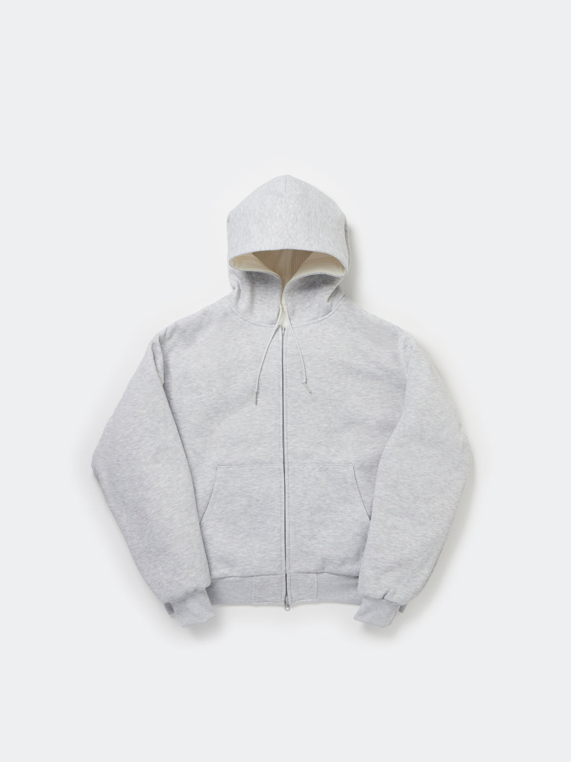 TECH SWEAT DOUBLE FACE PARKA - HEATHER GRAY