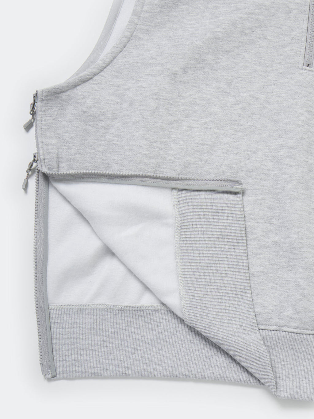 TECH SWEAT ZIP VEST PULLOVER
