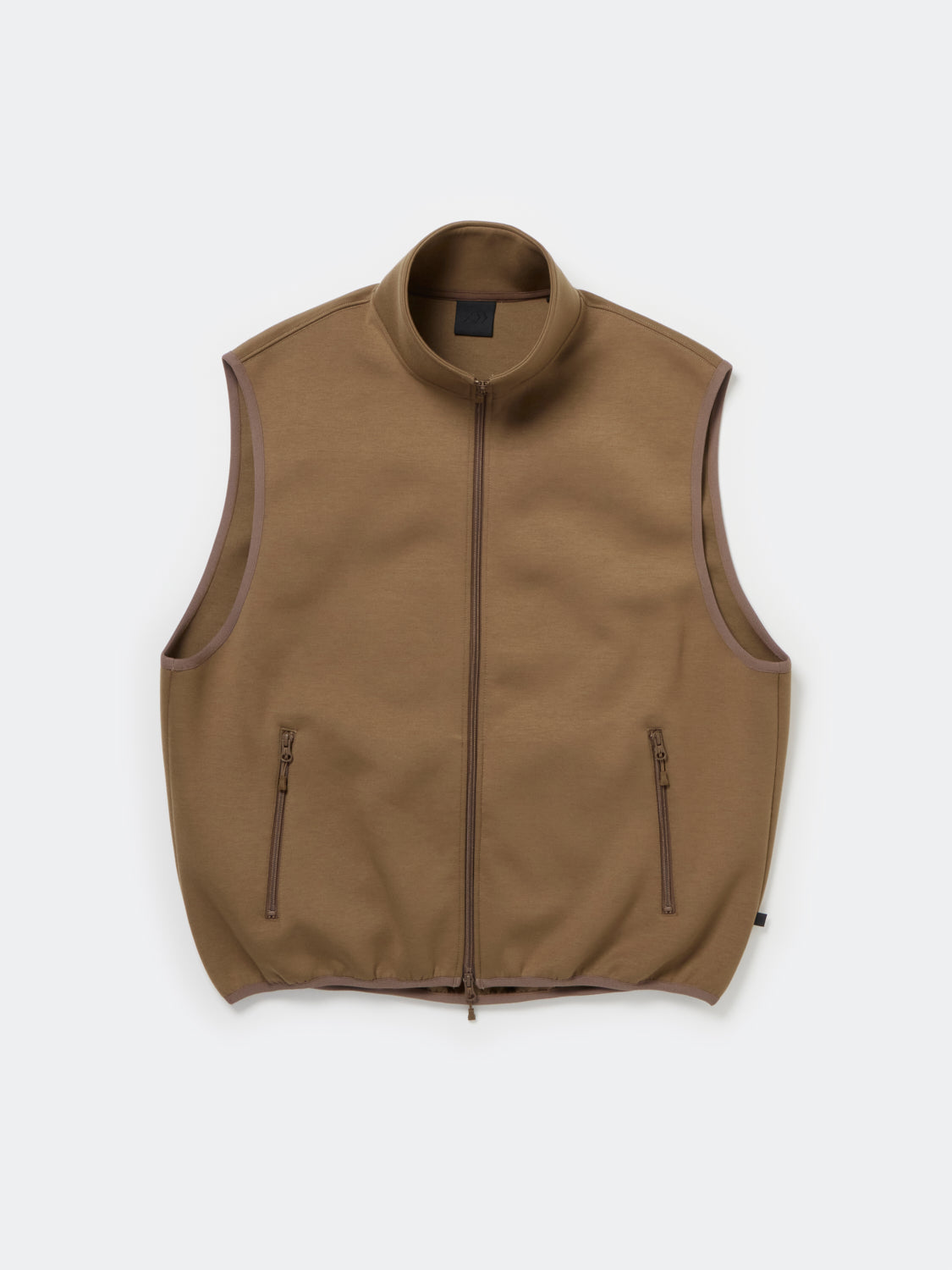 TECH SCUBA KNIT STAND COLLAR VEST - COYOTE