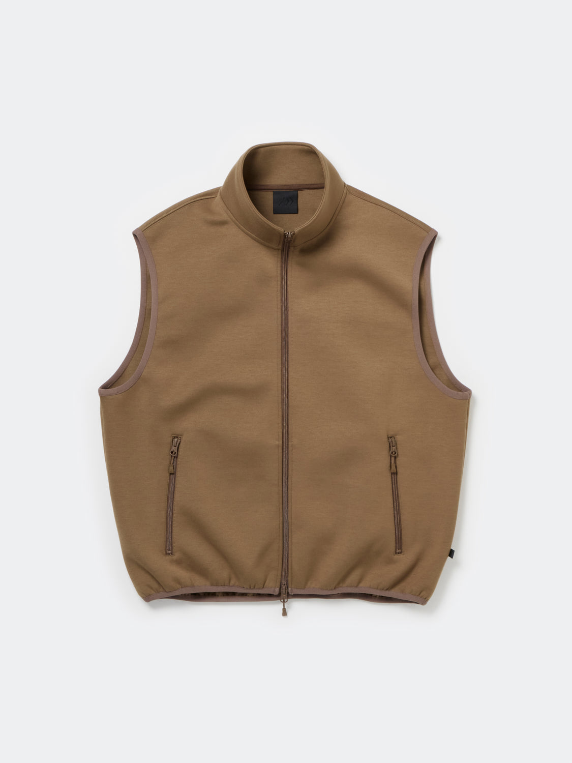 W's TECH SCUBA KNIT STAND COLLAR VEST - COYOTE