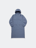 W's TECH ANORAK DRESS SUMMER PLAID - SMOKE BLUE