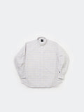 W's TECH BUTTON DOWN SHIRT L/S TATTERSALL - OFF WHITE