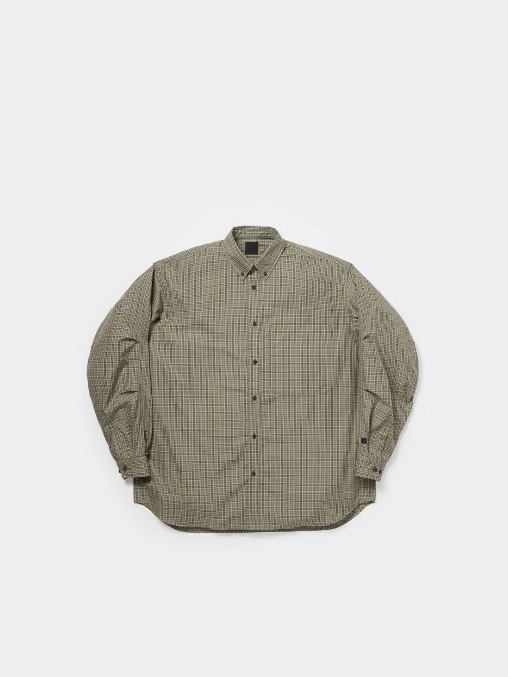 W's TECH BUTTON DOWN SHIRT L/S GREN PLAID - SAGE GRAY