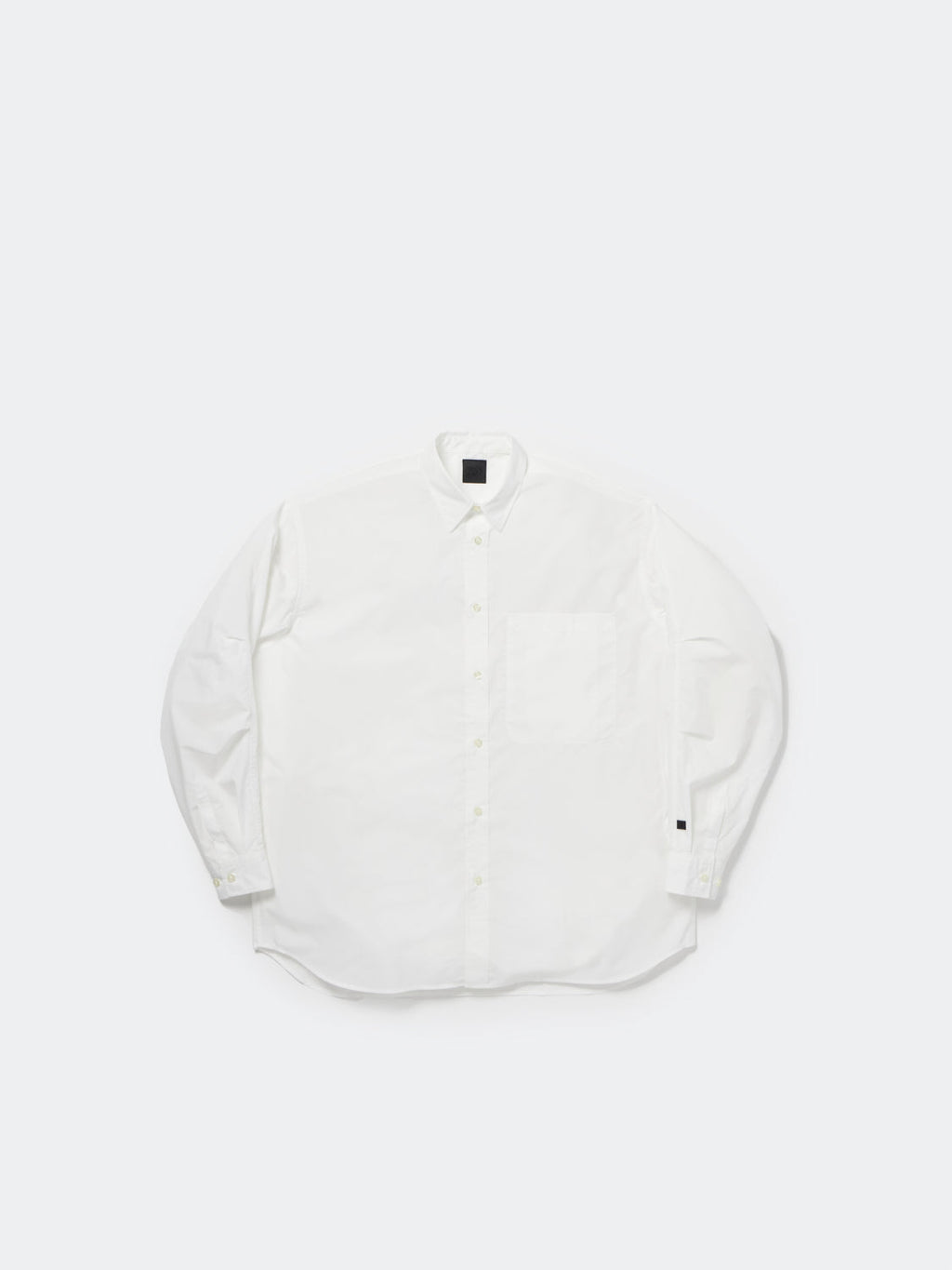 W's TECH REGULAR COLLAR SHIRT L/S SOLID - WHITE