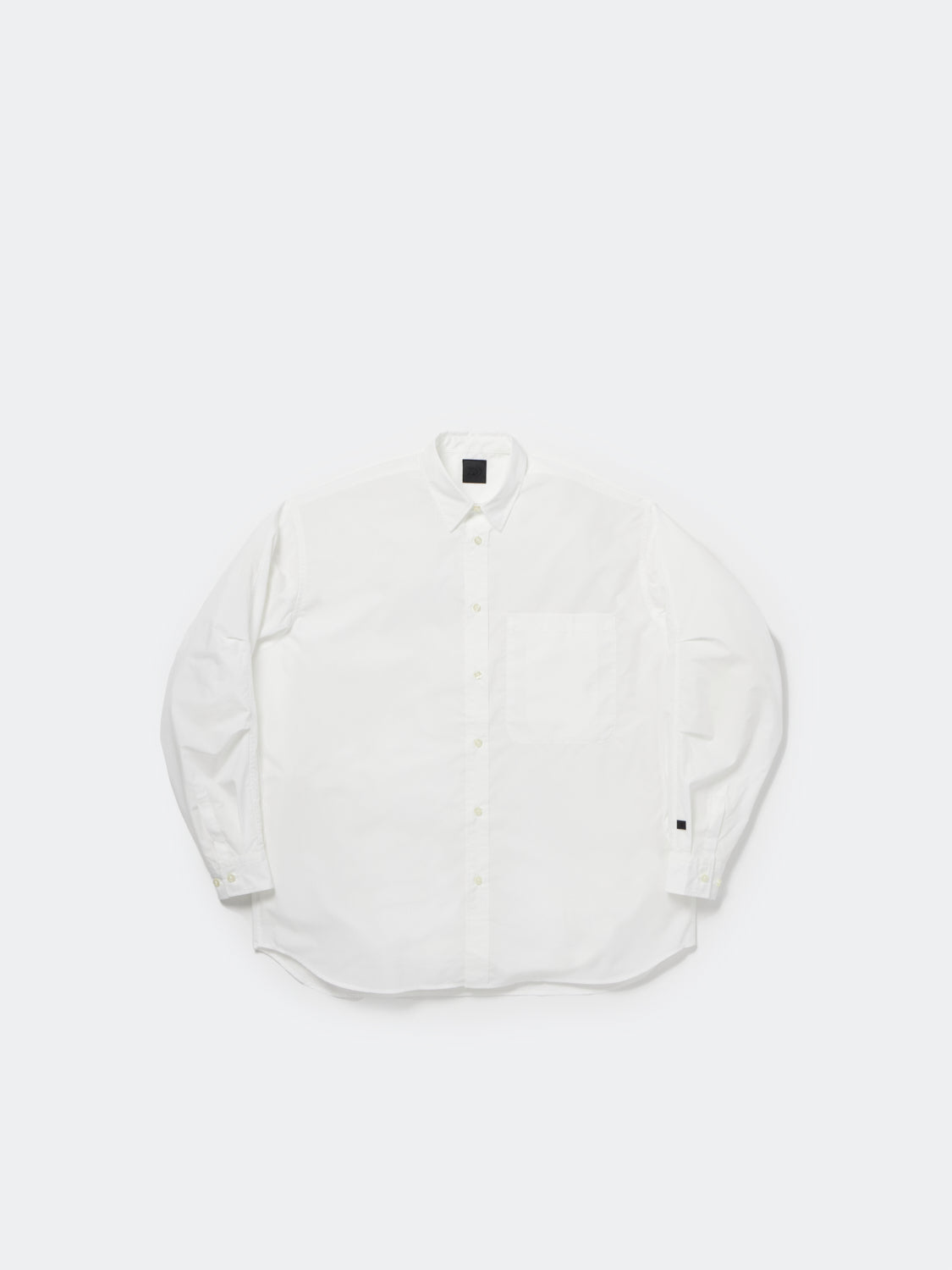 W's TECH REGULAR COLLAR SHIRT L/S SOLID - WHITE