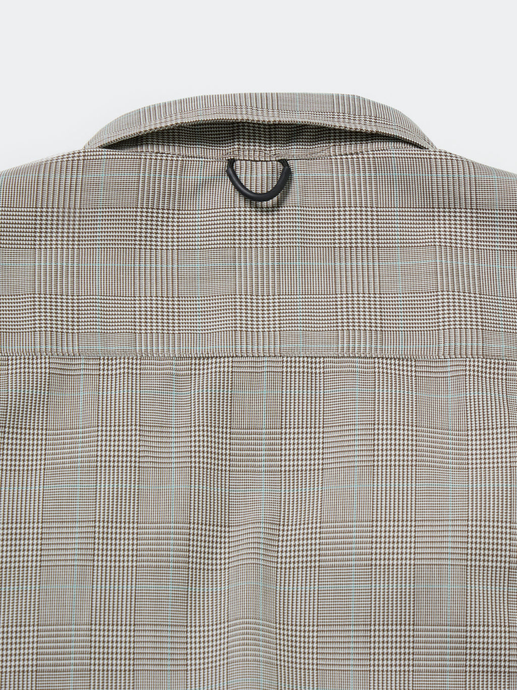 TECH REGULAR COLLAR SHIRT L/S GLEN CHECK