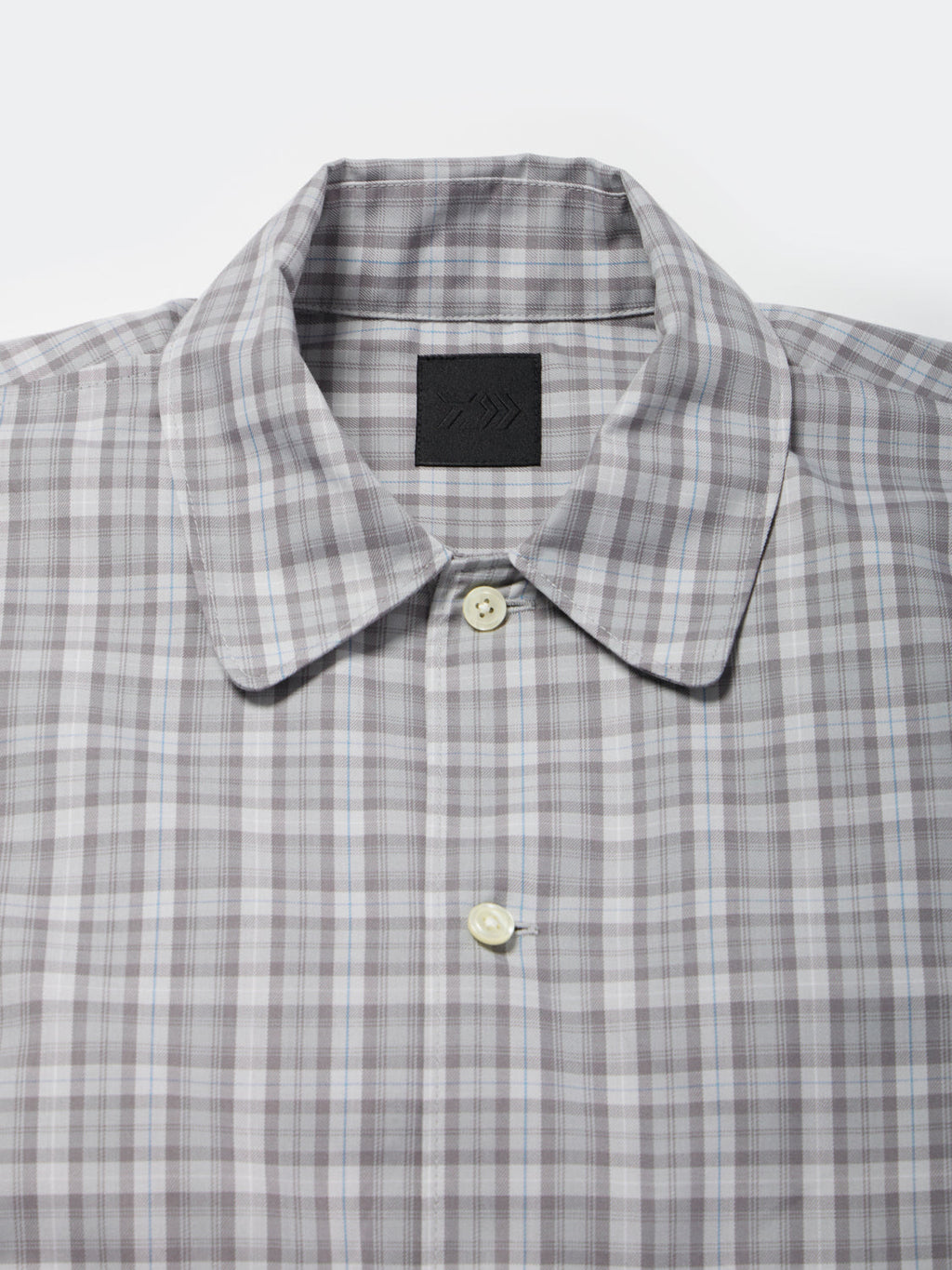 W's TECH SPORTS OPEN COLLAR SHIRT L/S GREN PLAID