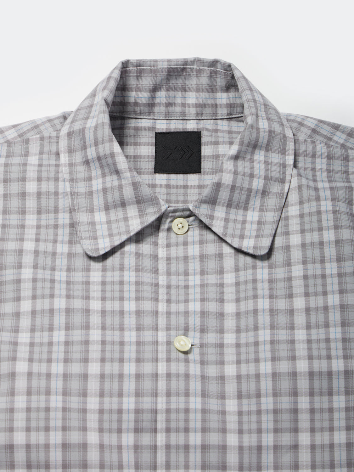 W's TECH SPORTS OPEN COLLAR SHIRT L/S GREN PLAID