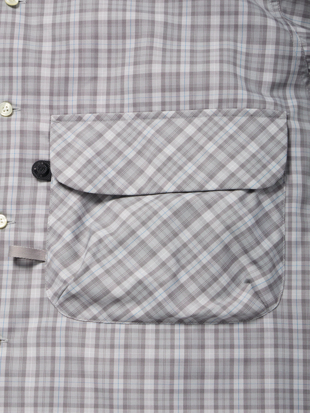 W's TECH SPORTS OPEN COLLAR SHIRT L/S GREN PLAID