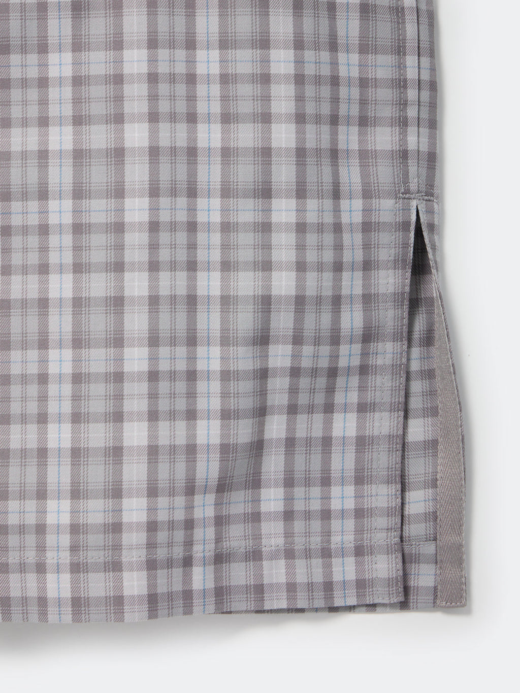 W's TECH SPORTS OPEN COLLAR SHIRT L/S GREN PLAID