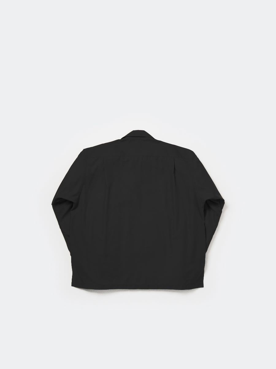 W's TECH SPORTS OPEN COLLAR SHIRT L/S SOLID
