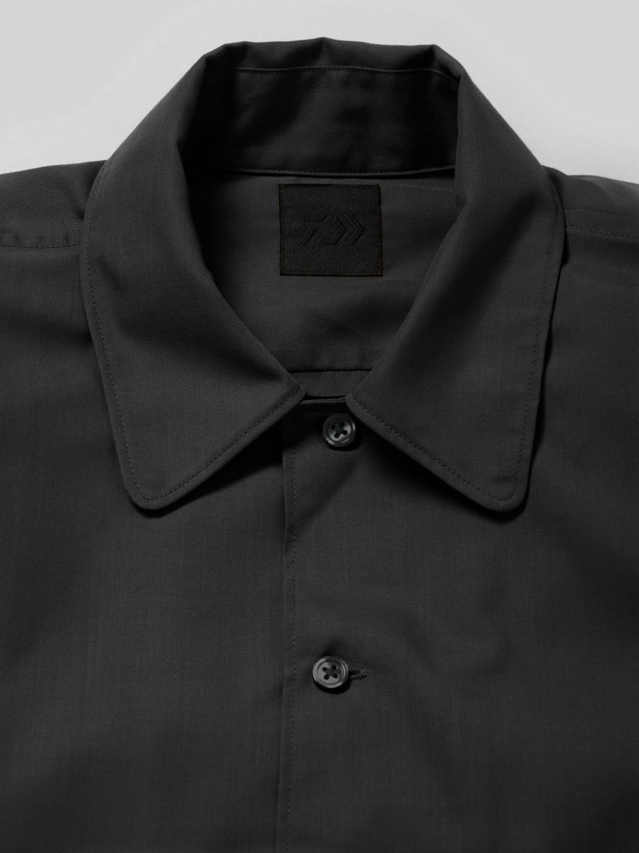 W's TECH SPORTS OPEN COLLAR SHIRT L/S SOLID