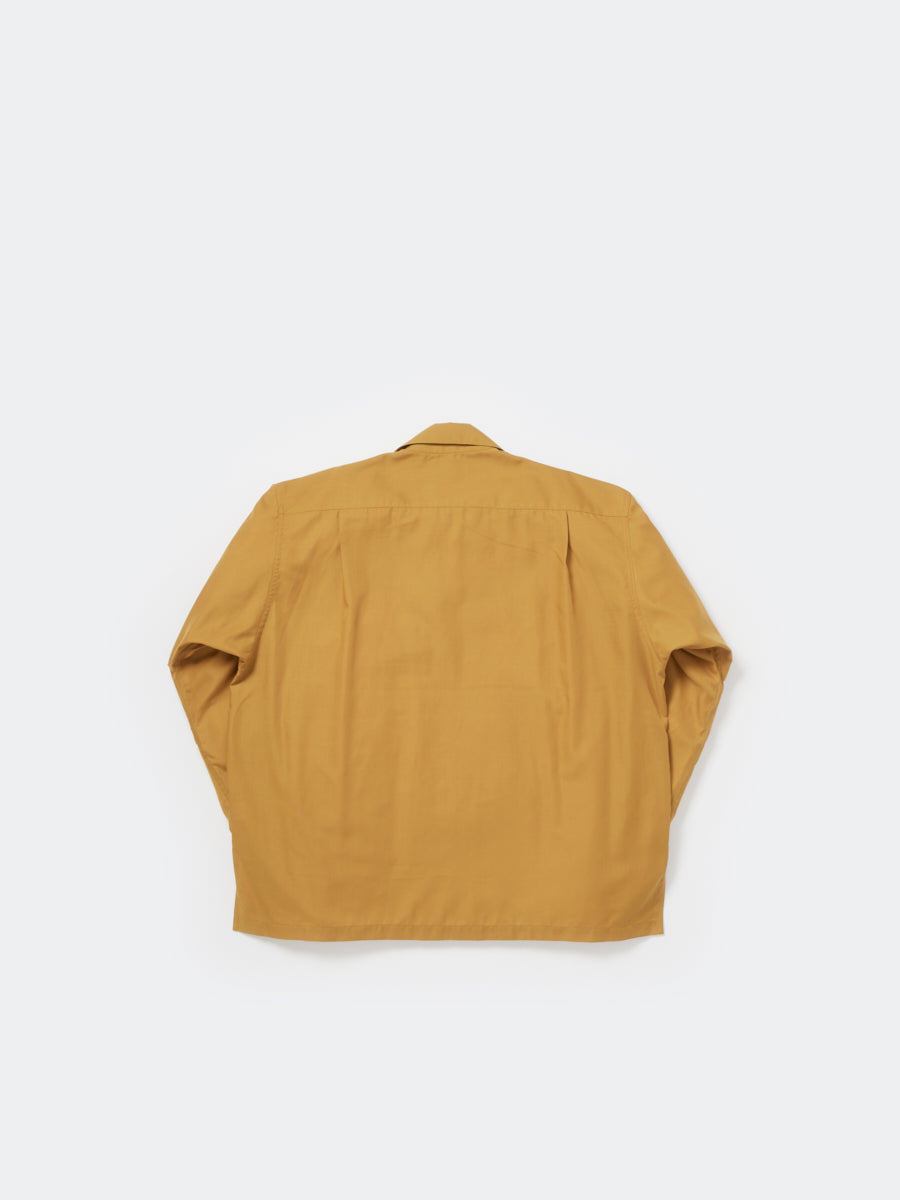 TECH SPORTS OPEN COLLAR SHIRT L/S SOLID