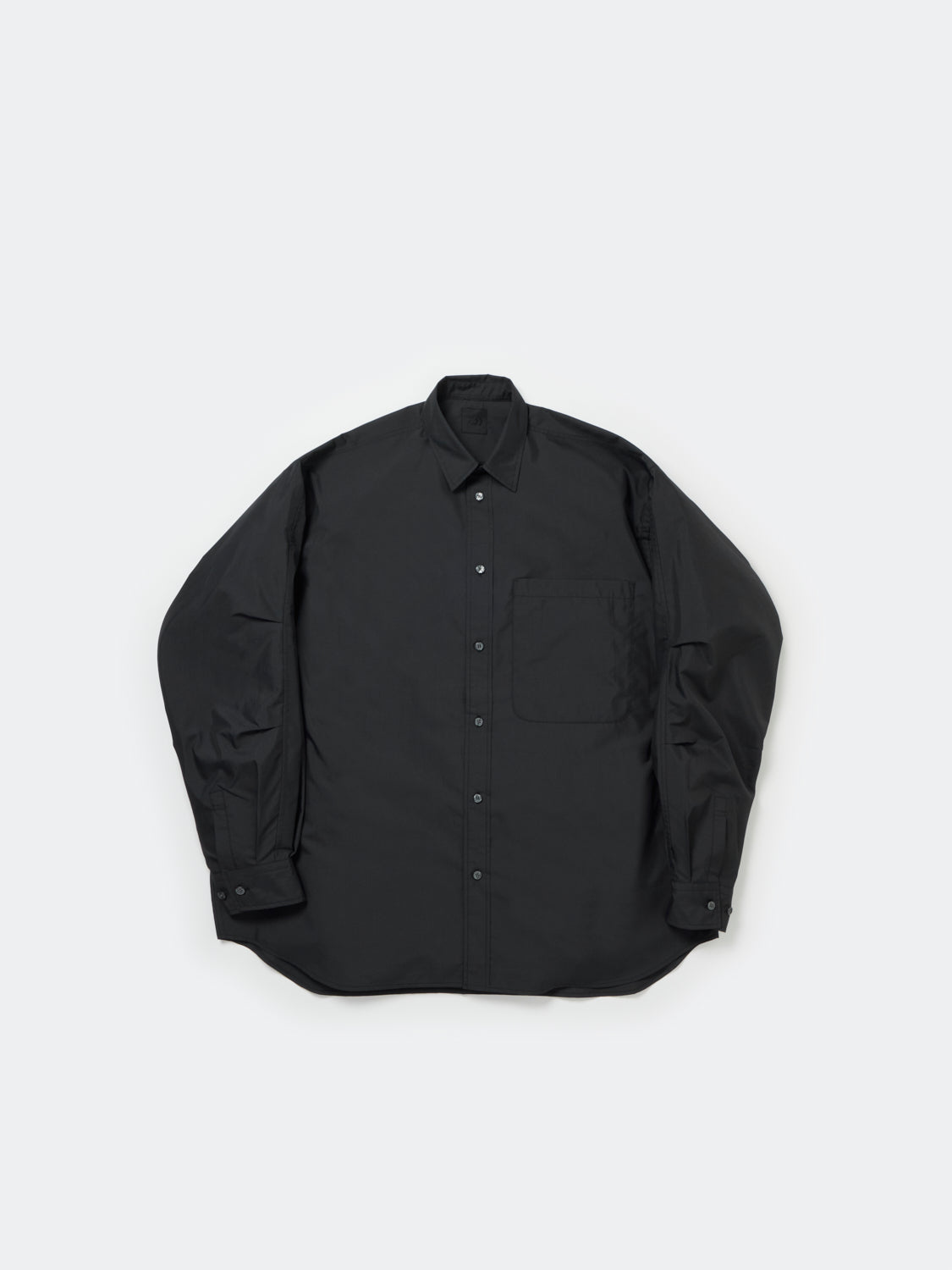 TECH REGULAR COLLAR SHIRT L/S - BLACK