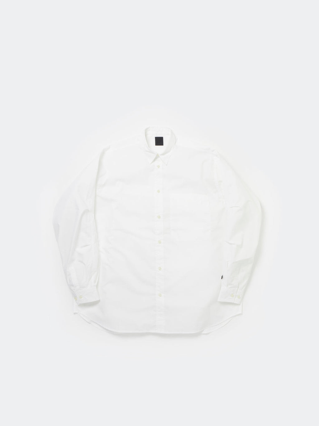 TECH REGULAR COLLAR SHIRT L/S - WHITE