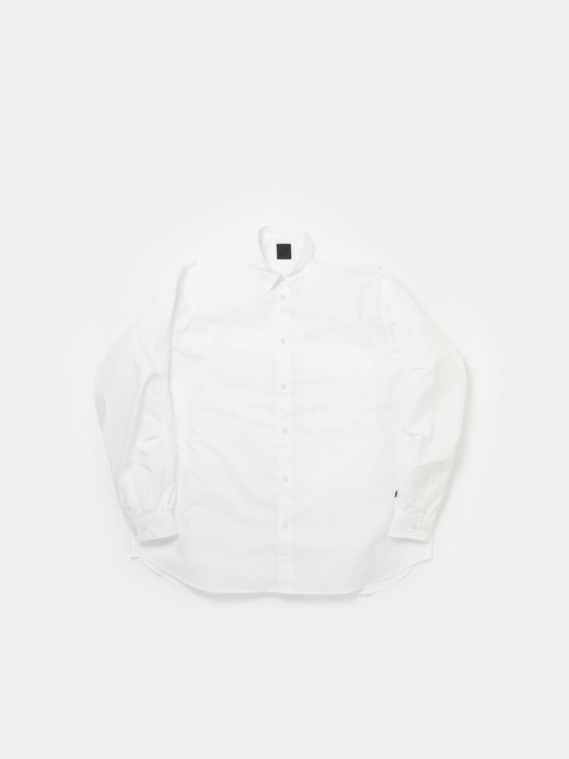TECH REGULAR COLLAR SHIRT L/S - WHITE