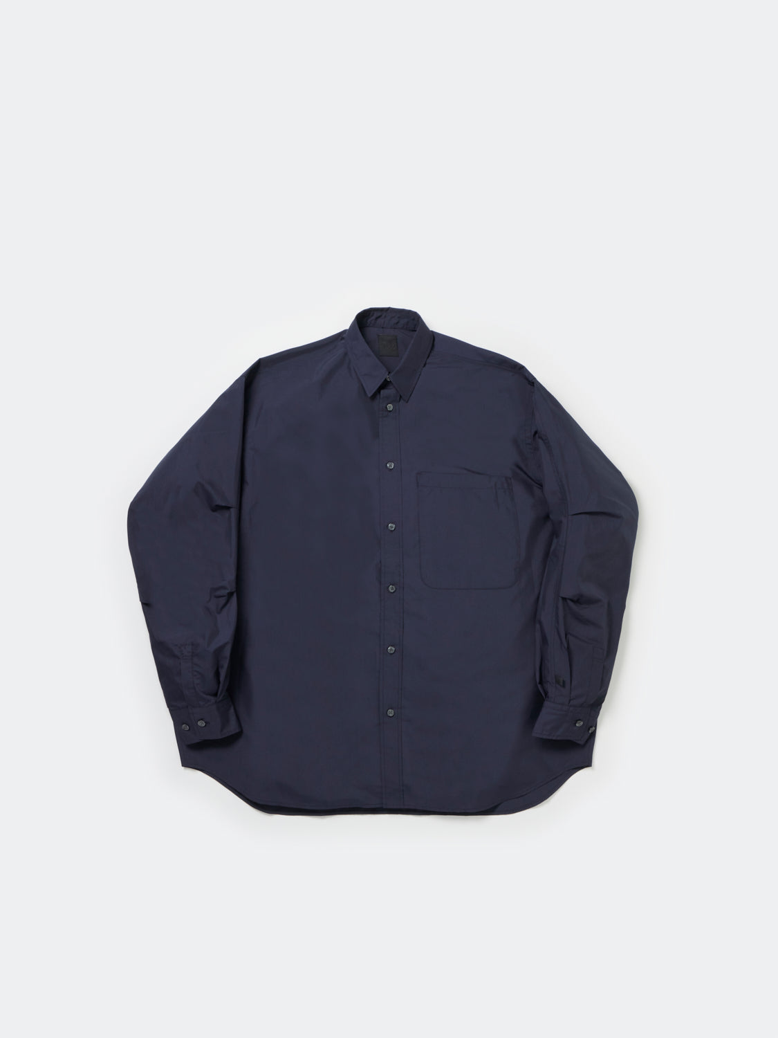 TECH REGULAR COLLAR SHIRT L/S - NAVY