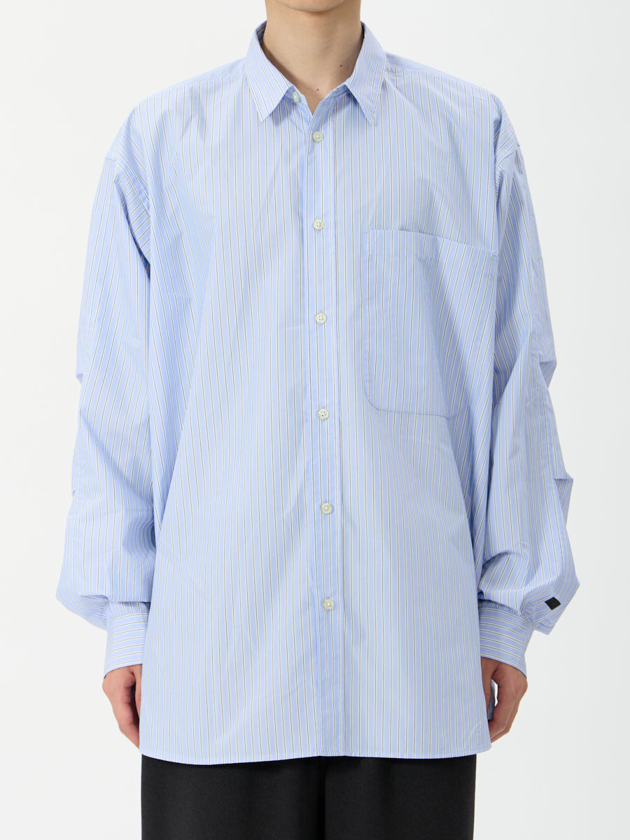 TECH REGULAR COLLAR SHIRT L/S STRIPE