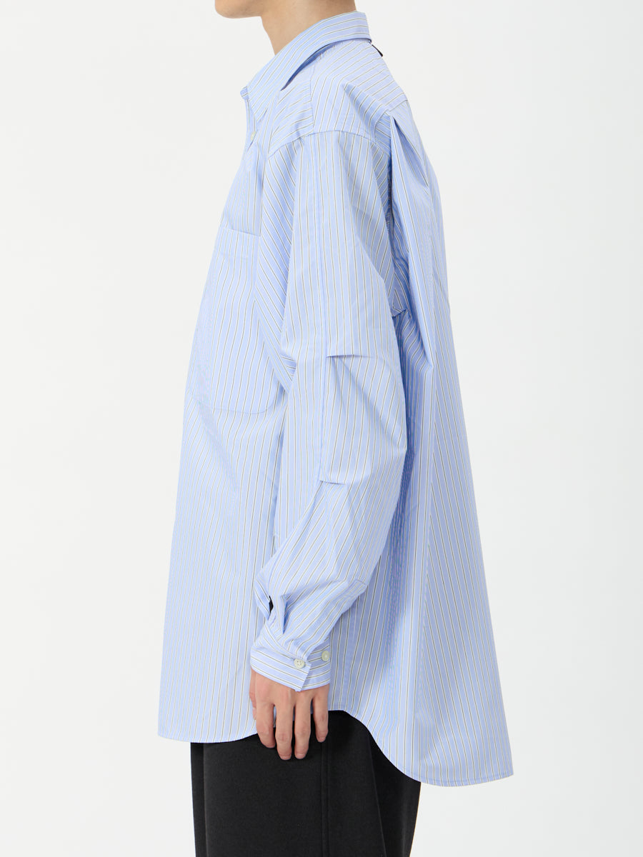 TECH REGULAR COLLAR SHIRT L/S STRIPE