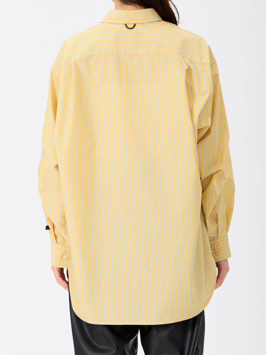W's TECH REGULAR COLLAR SHIRT L/S STRIPE