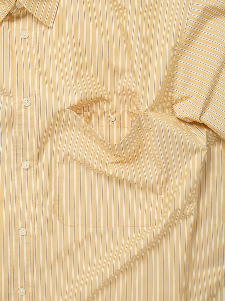 W's TECH REGULAR COLLAR SHIRT L/S STRIPE