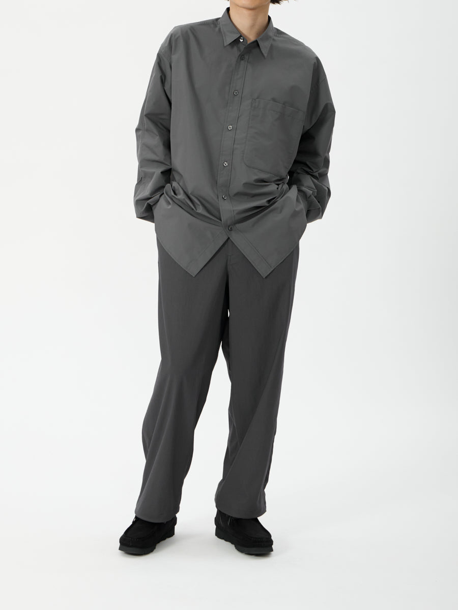 TECH REGULAR COLLAR SHIRT L/S SOLID