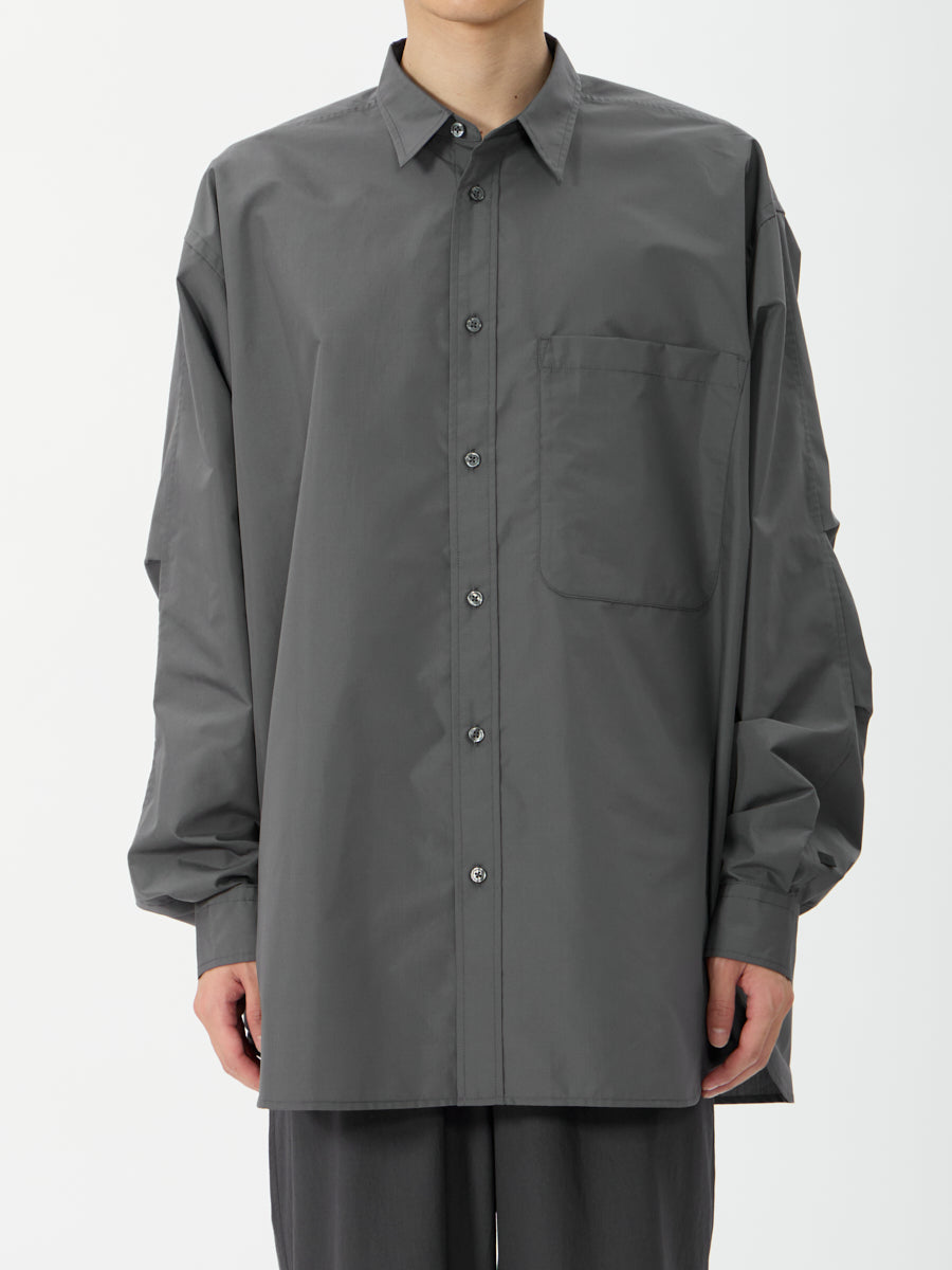 TECH REGULAR COLLAR SHIRT L/S SOLID