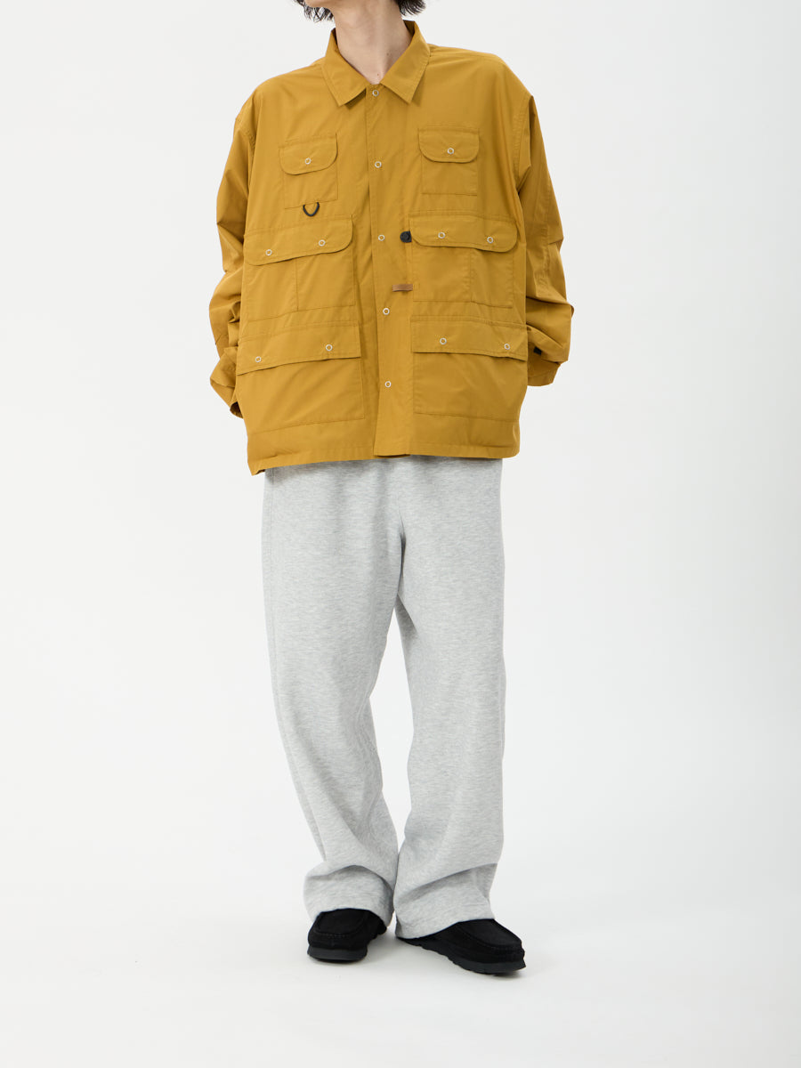 TECH MULTI FISHING POCKET SHIRT L/S SOLID