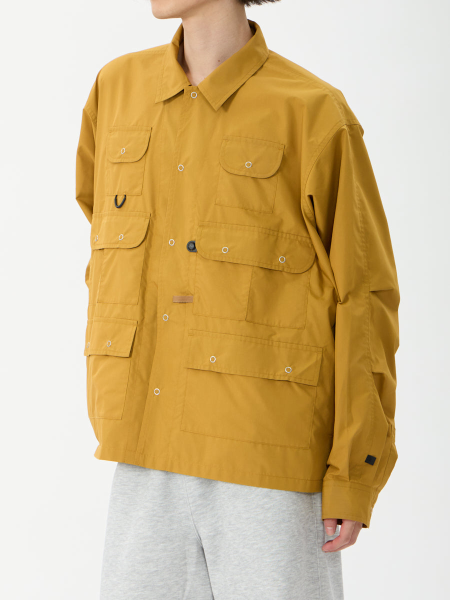 TECH MULTI FISHING POCKET SHIRT L/S SOLID