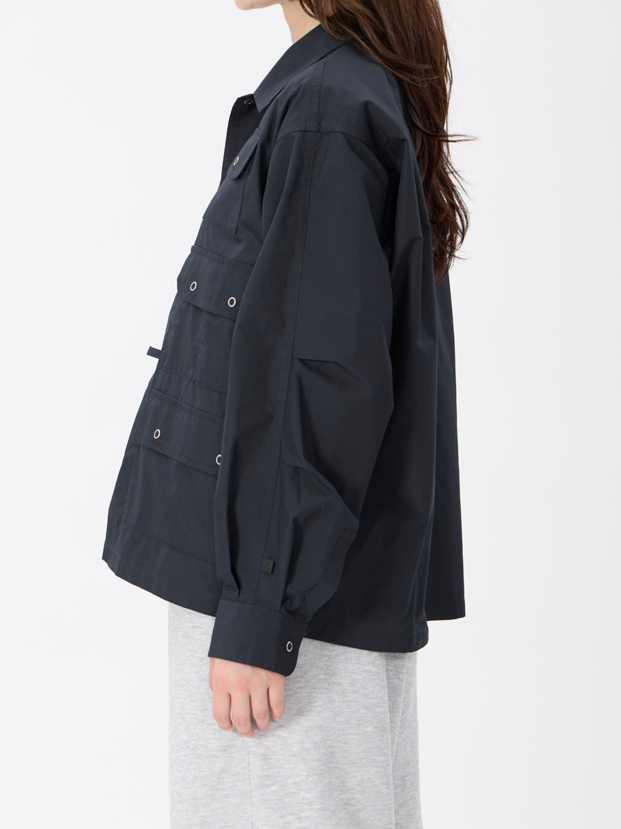 W's TECH MULTI FISHING POCKET SHIRT L/S SOLID