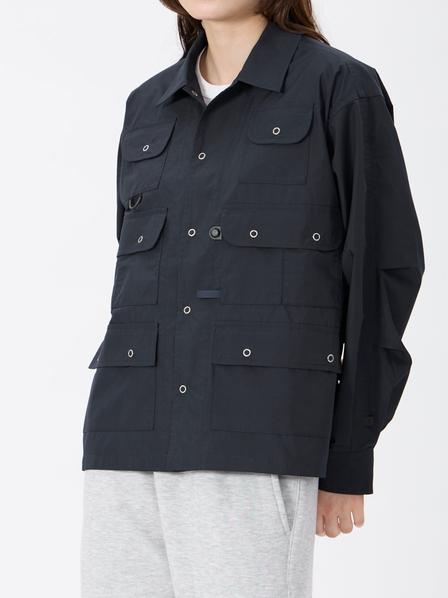 W's TECH MULTI FISHING POCKET SHIRT L/S SOLID