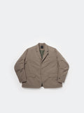 W's TECH LOOSE 2B JACKET HERRINGBONE - SAGE GRAY