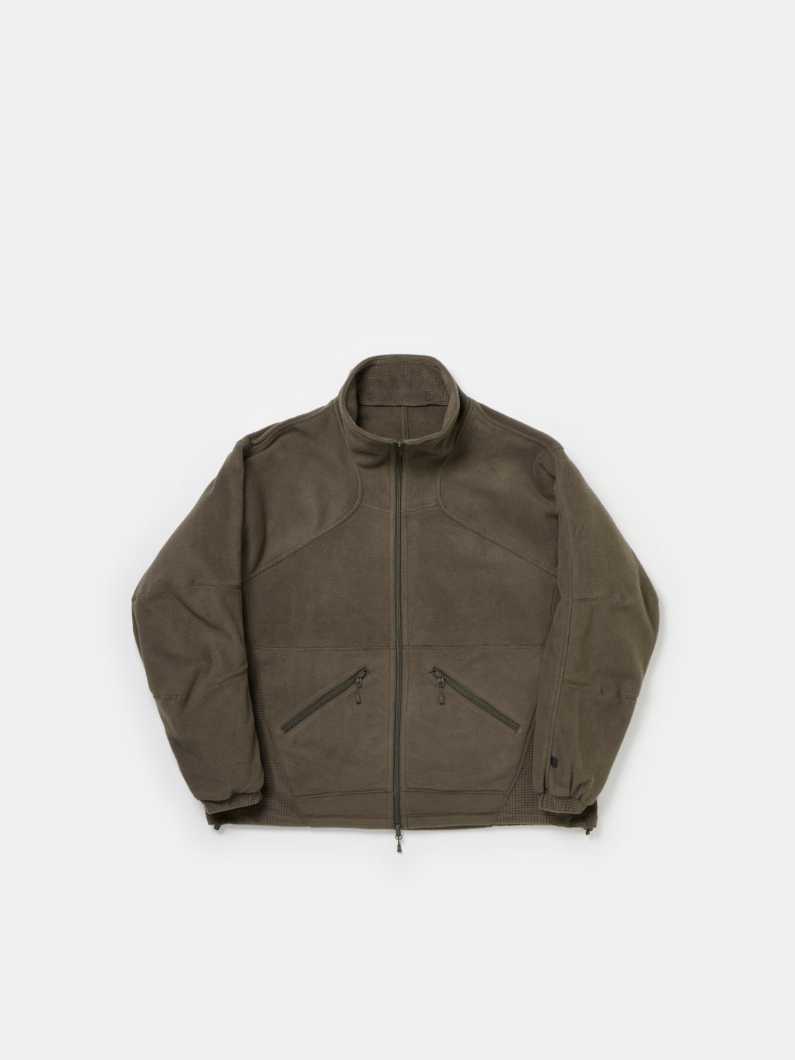 TECH ALPINE FLEECE JACKET - BROWNKHAKI