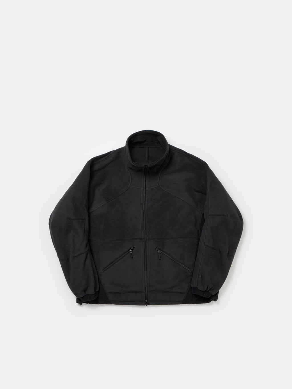 TECH ALPINE FLEECE JACKET - BLACK