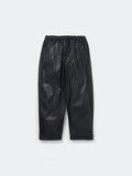 TECH SYNTHETIC SKIN WINDBREAKER PANTS - BLACK