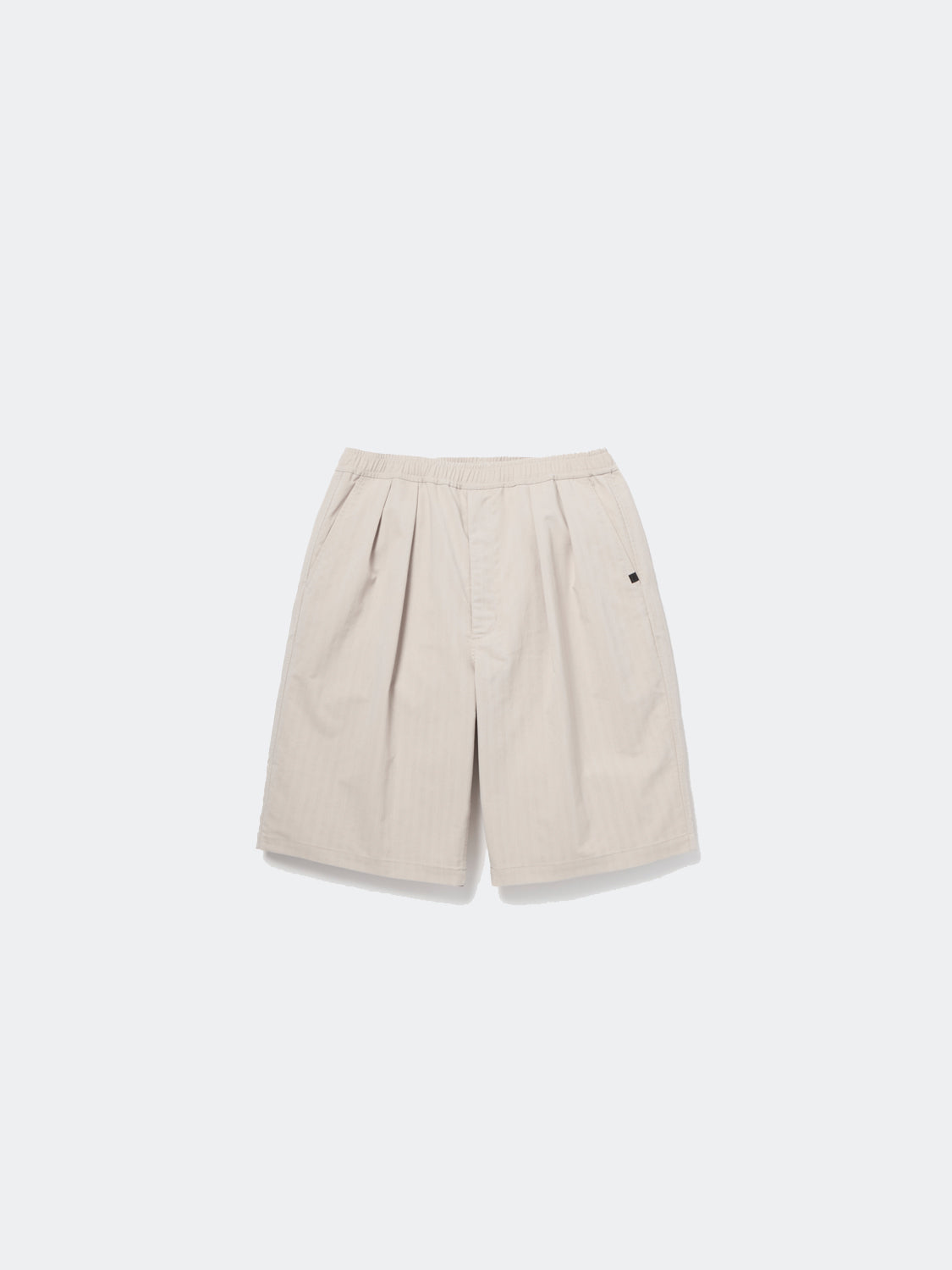 TECH EASY SHORTS HERRINGBONE - ECRU