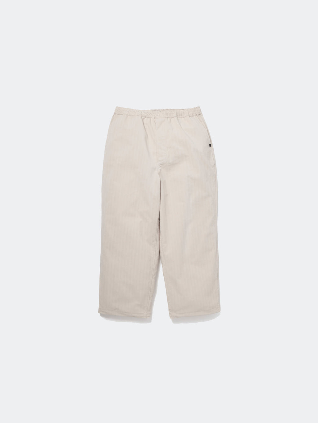 W's TECH EASY TROUSERS HERRINGBONE - ECRU