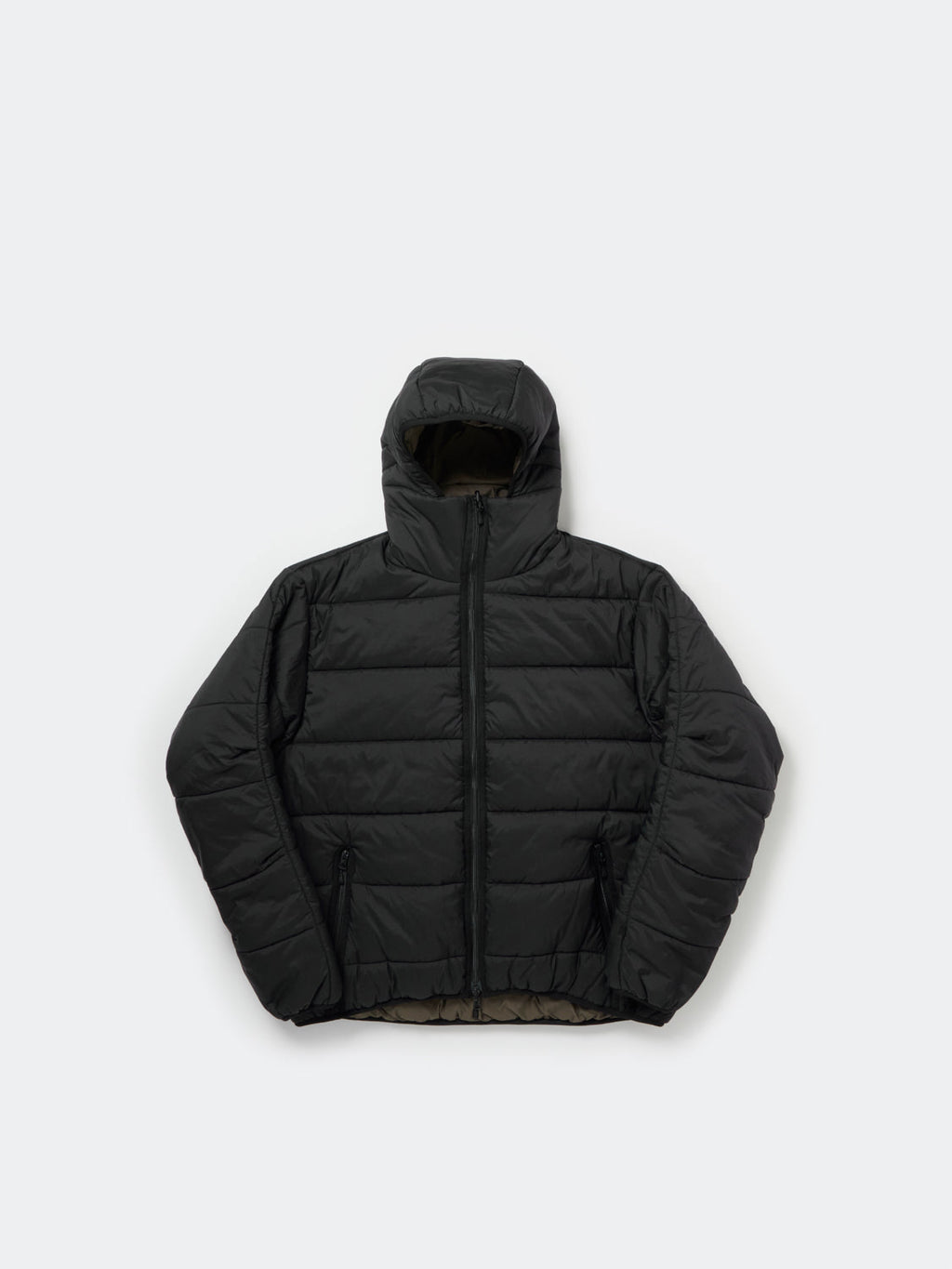 TECH REVERSIBLE CLIMBERS PUFF JACKET - BLACK×BROWNKHAKI